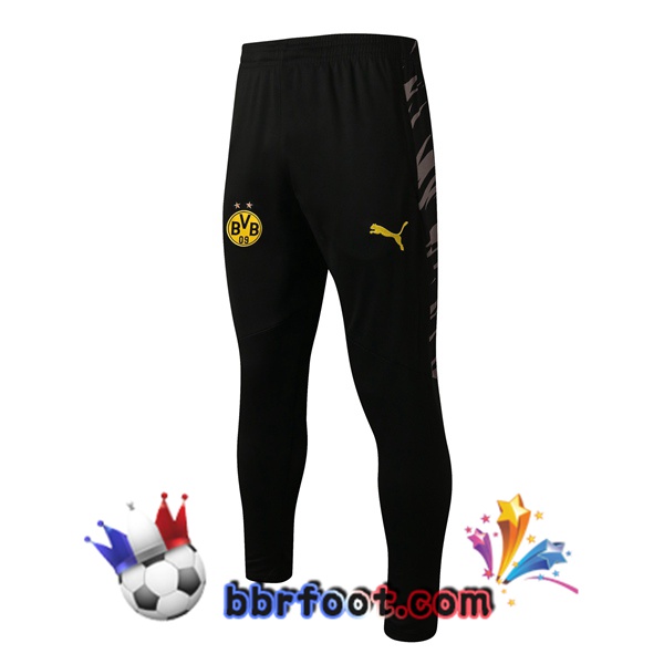 Pantalon Foot Dortmund BVB Noir 20/21