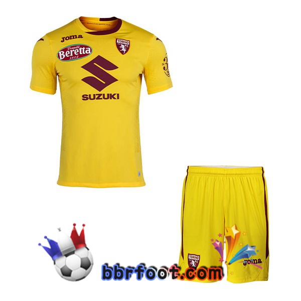 Maillot Foot Torino FC Enfant Gardien de but Jaune 20/21