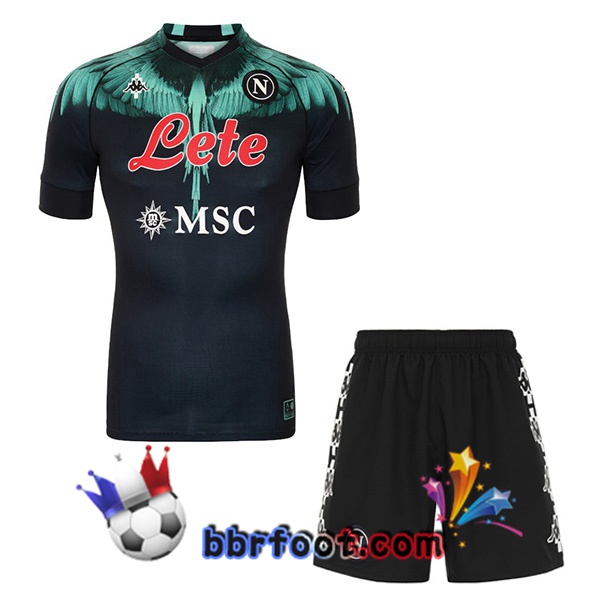 Maillot Foot SSC Naples Enfant Marcelo Burlon Limited Edition 20/21 Maillot Foot SSC Naples Enfant Marcelo Burlon Limited Edition 20/21