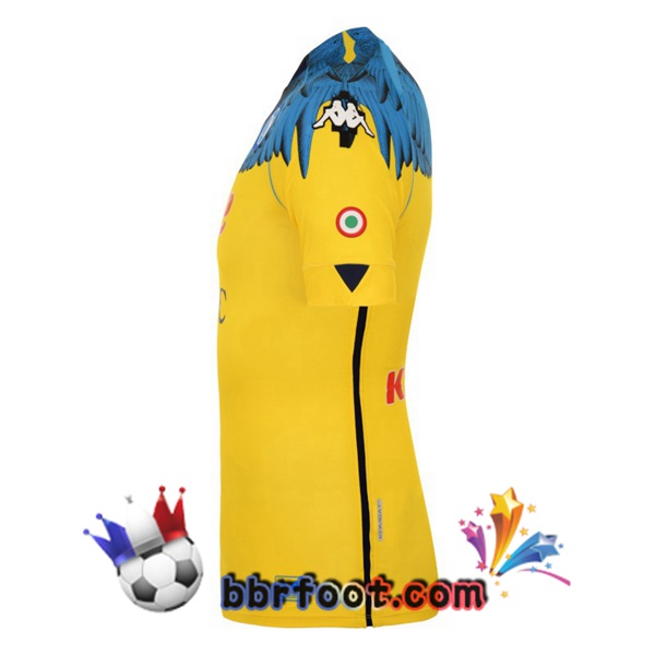 Maillot Foot SSC Naples Marcelo Burlon Limited Edition Gardien de but Jaune 20/21