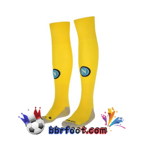 Maillot Foot SSC Naples Marcelo Burlon Limited Edition Gardien de but Jaune 20/21