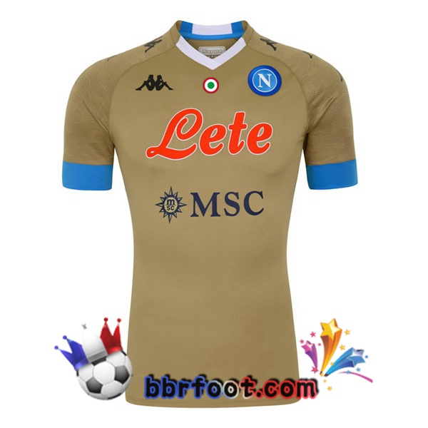 Maillot Foot SSC Naples Gardien de but Marron 20/21