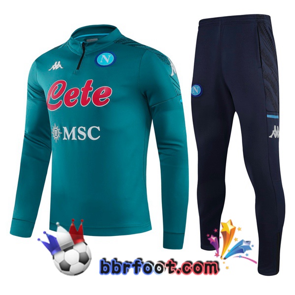 Survetement Foot SSC Naples Cyan 20/21