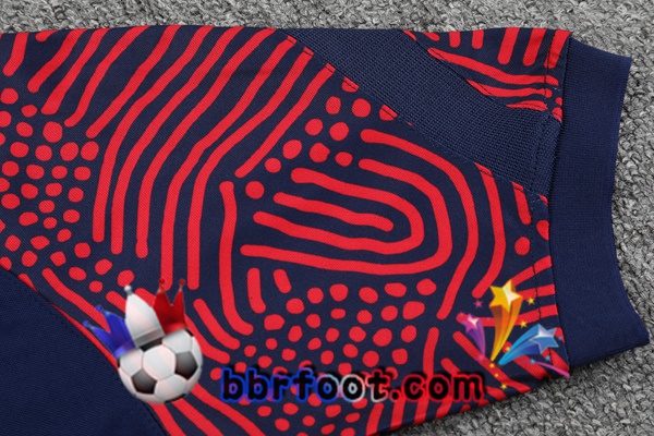 Polo Foot Paris PSG + Pantalon Bleu Royal 21/22
