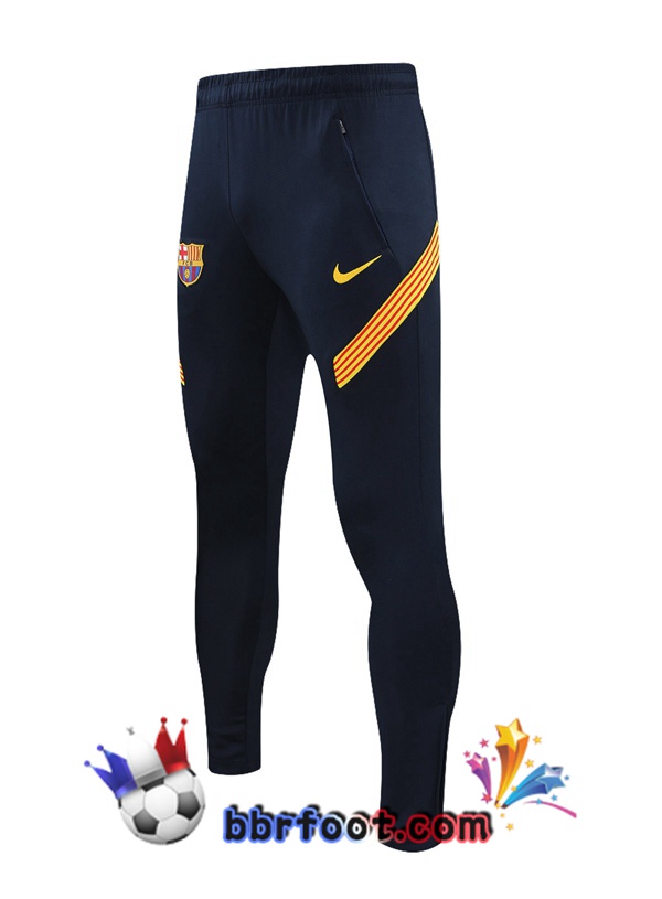 Polo Foot FC Barcelone + Pantalon Bleu 21/22