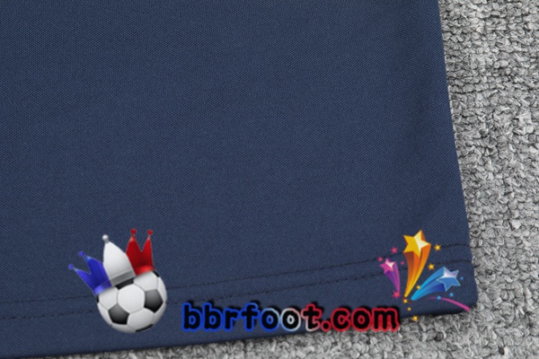Polo Foot FC Barcelone + Pantalon Gris Fonce 21/22