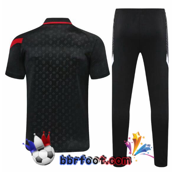 Polo Foot FC Barcelone + Pantalon Noir 21/22
