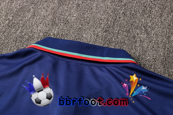 Polo Foot FC Barcelone + Pantalon Bleu 21/22