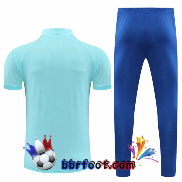 Polo Foot FC Chelsea + Pantalon Bleu 21/22