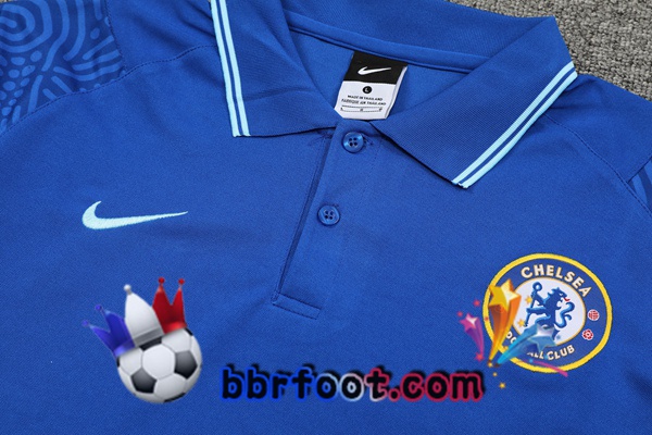 Polo Foot FC Chelsea + Pantalon Bleu 21/22