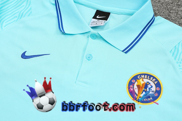 Polo Foot FC Chelsea + Pantalon Bleu 21/22