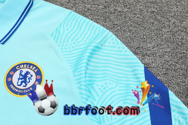 Polo Foot FC Chelsea + Pantalon Bleu 21/22
