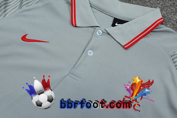 Polo Foot FC Liverpool + Pantalon Gris 21/22