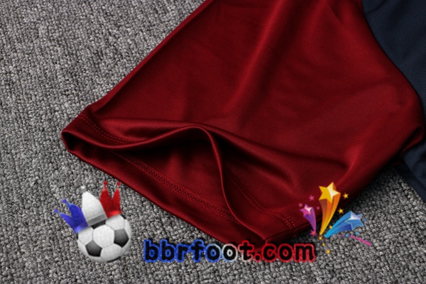 Polo Foot FC Barcelone + Pantalon Bleu Royal 21/22