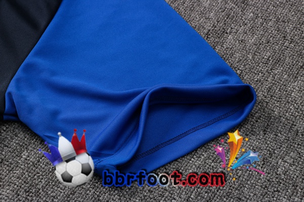 Polo Foot FC Barcelone + Pantalon Bleu Royal 21/22