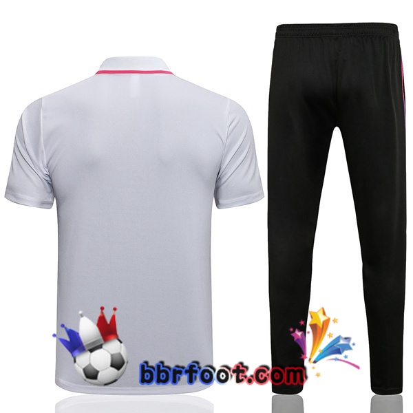 Polo Foot Paris PSG + Pantalon Blanc 21/22