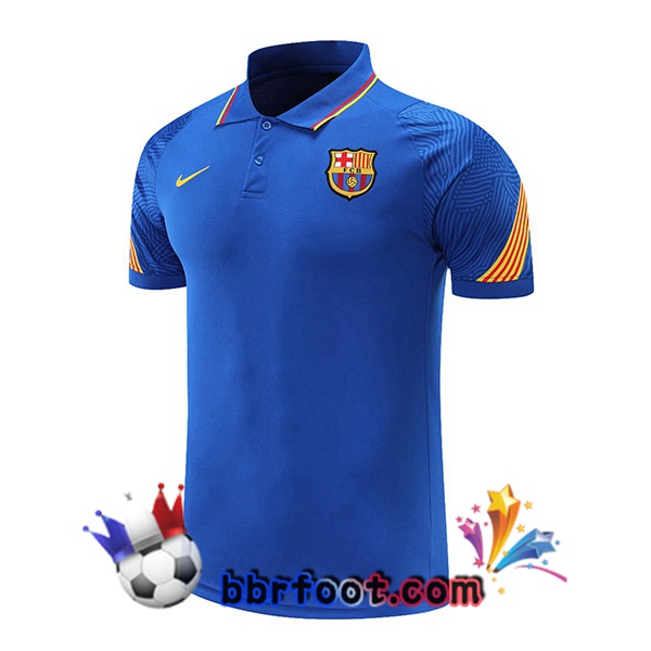 Polo Foot FC Barcelone Bleu 21/22