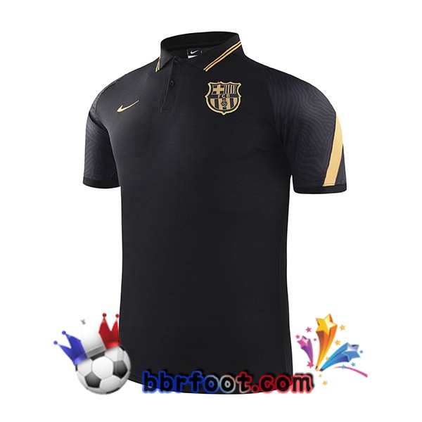 Polo Foot FC Barcelone Noir 21/22