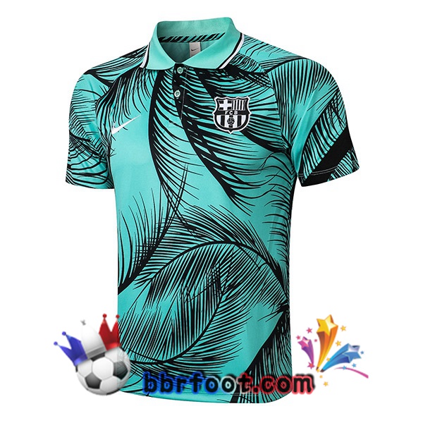 Polo Foot FC Barcelone Vert 21/22