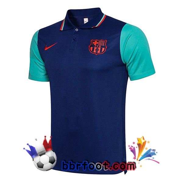 Polo Foot FC Barcelone Bleu 21/22