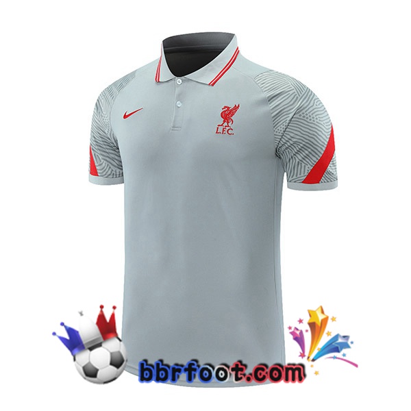 Polo Foot FC Liverpool Gris 21/22