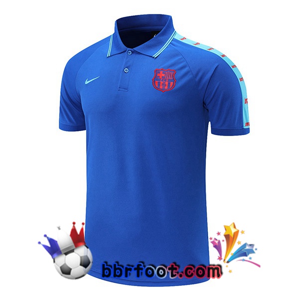 Polo Foot FC Barcelone Bleu 21/22