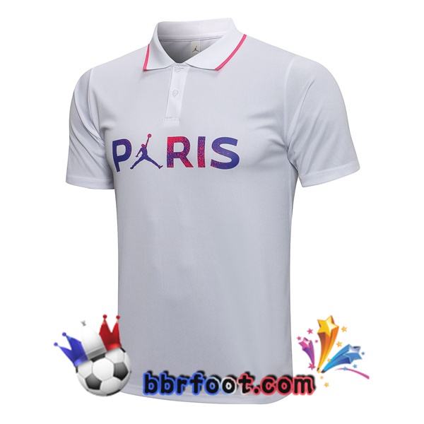 Polo Foot Paris PSG Blanc 21/22 Polo Foot Paris PSG Blanc 21/22