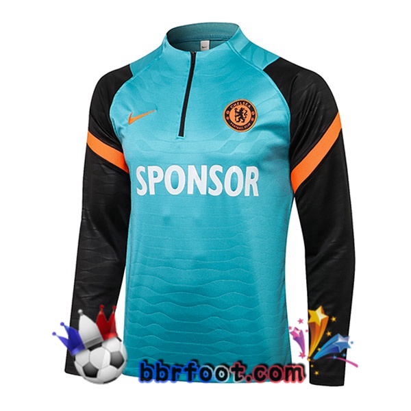 Sweatshirts Homme FC Chelsea Bleu Noir 21/22