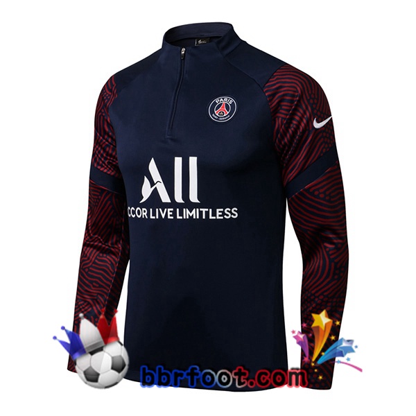 Sweatshirts Homme Paris PSG Bleu Royal 21/22