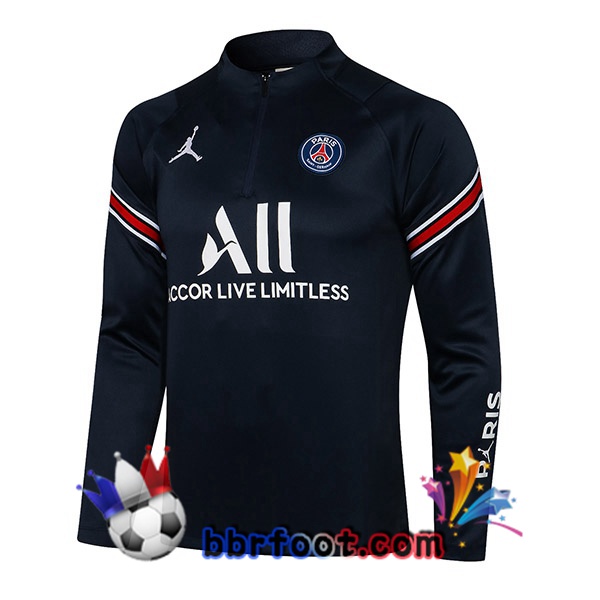 Sweatshirts Homme JORDAN Paris PSG Bleu Royal 21/22