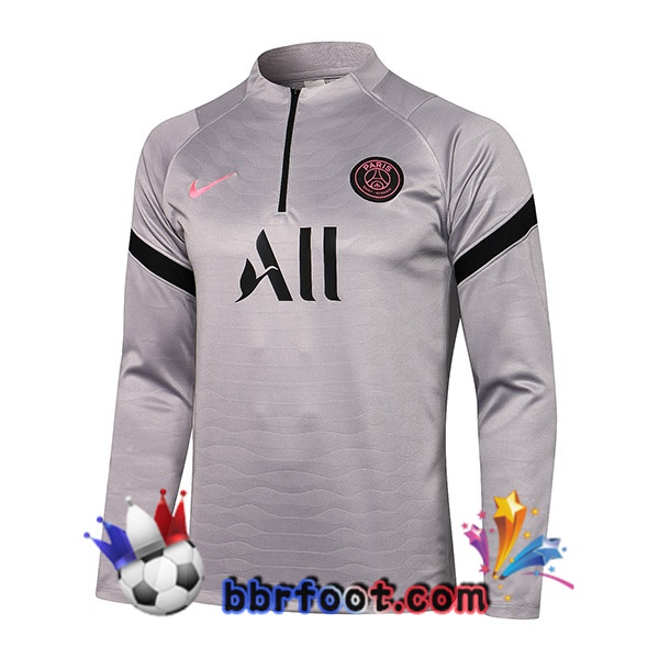Sweatshirts Homme JORDAN Paris PSG Gris 21/22