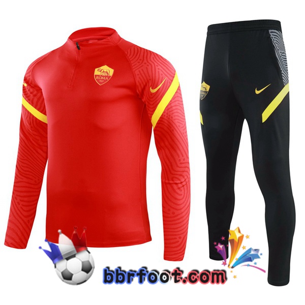 Survetement Foot AS Roma Rouge 21/22