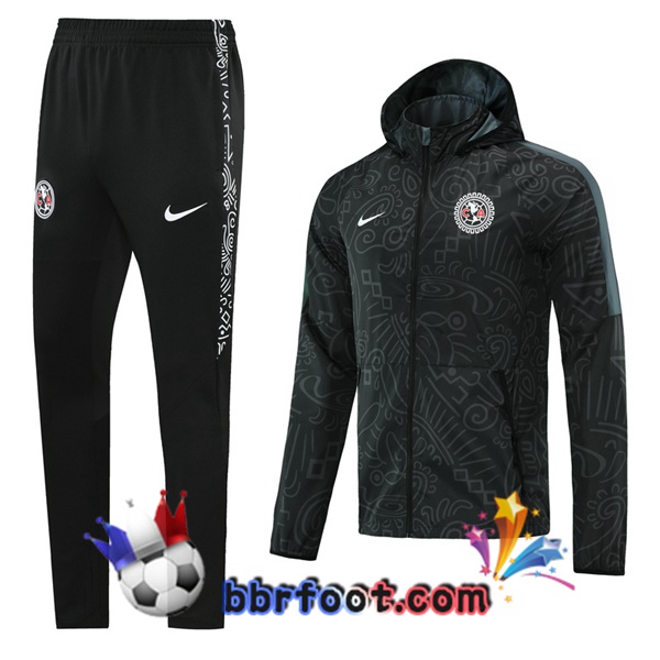 Coupe Vent Survetement Foot Club America Noir 21/22
