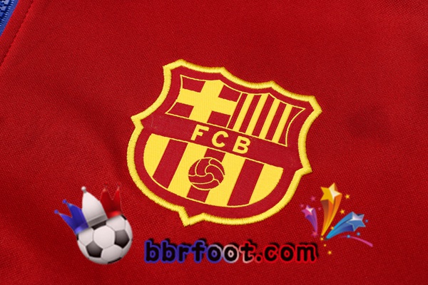 Veste A Capuche Survetement Foot FC Barcelone Rouge 21/22