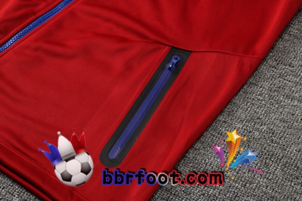Veste A Capuche Survetement Foot FC Barcelone Rouge 21/22