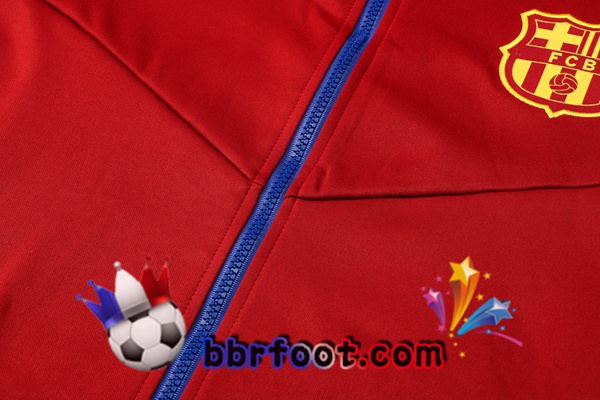 Veste A Capuche Survetement Foot FC Barcelone Rouge 21/22