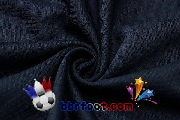 Veste A Capuche Survetement Foot Paris PSG Bleu Royal 21/22