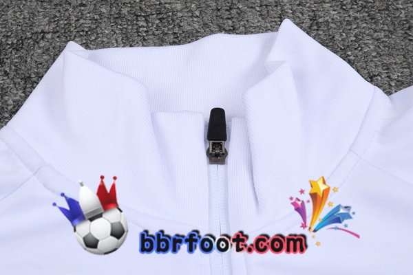 Veste Survetement Foot Paris PSG Blanc 21/22