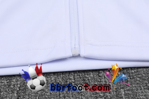 Veste Survetement Foot Paris PSG Blanc 21/22