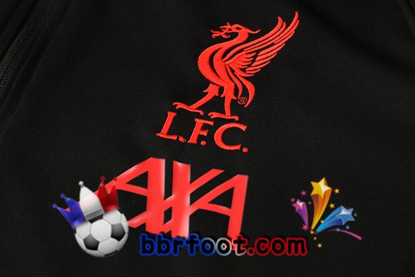 Veste Survetement Foot FC Liverpool Noir 21/22