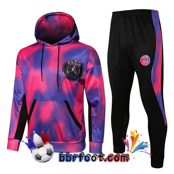 Veste A Capuche Survetement Foot JORDAN Paris PSG Pourpre 21/22 Veste A Capuche Survetement Foot JORDAN Paris PSG Pourpre 21/22