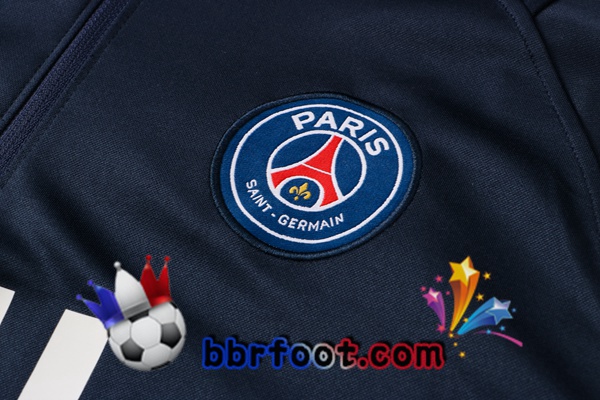 Survetement Foot JORDAN Paris PSG Bleu Royal 21/22