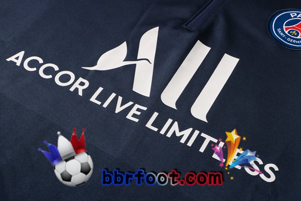 Survetement Foot JORDAN Paris PSG Bleu Royal 21/22