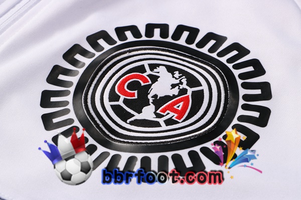 Veste Survetement Foot Club America Blanc 21/22