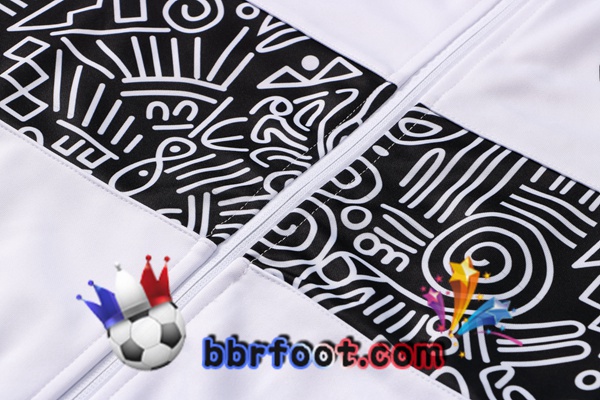 Veste Survetement Foot Club America Blanc 21/22