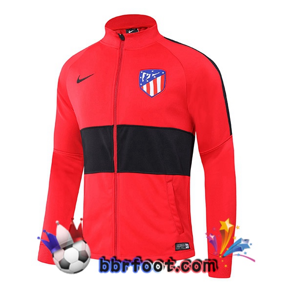 Veste Foot Atletico Madrid Rouge Noir 21/22