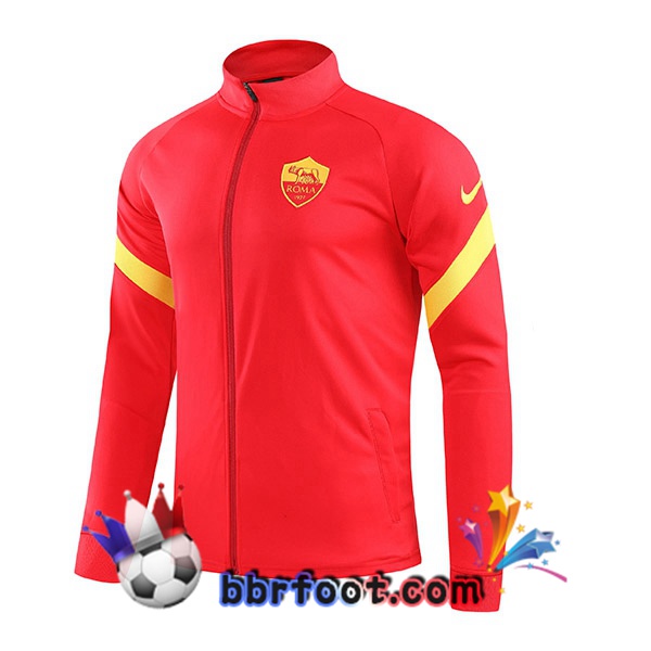 Veste Foot AS Roma Rouge 21/22