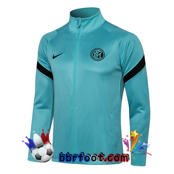 Veste Foot Inter Milan Bleu 21/22