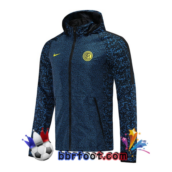 Coupe Vent Inter Milan Bleu Noir 21/22