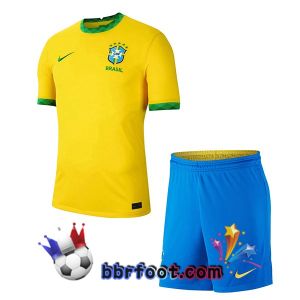 Maillots Equipe De Bresil Enfant Domicile 20/21